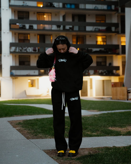 Black Script Jogger